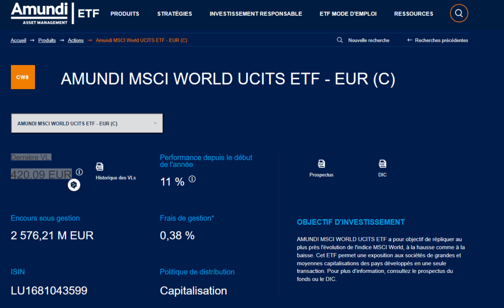 ETF-AMUNDI-MSCI-WORLD-400-euros