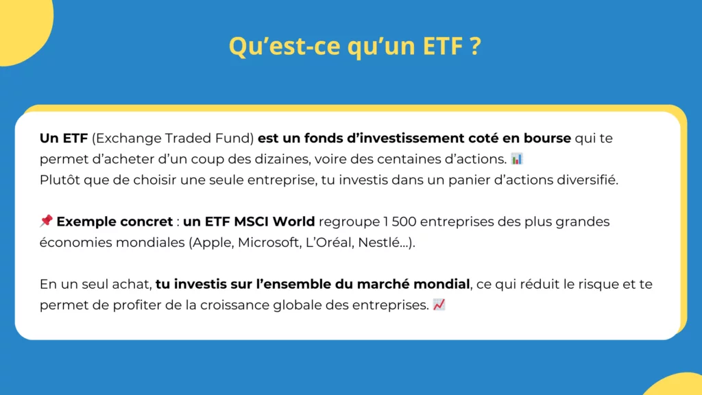 Qu'est-ce qu'un ETF