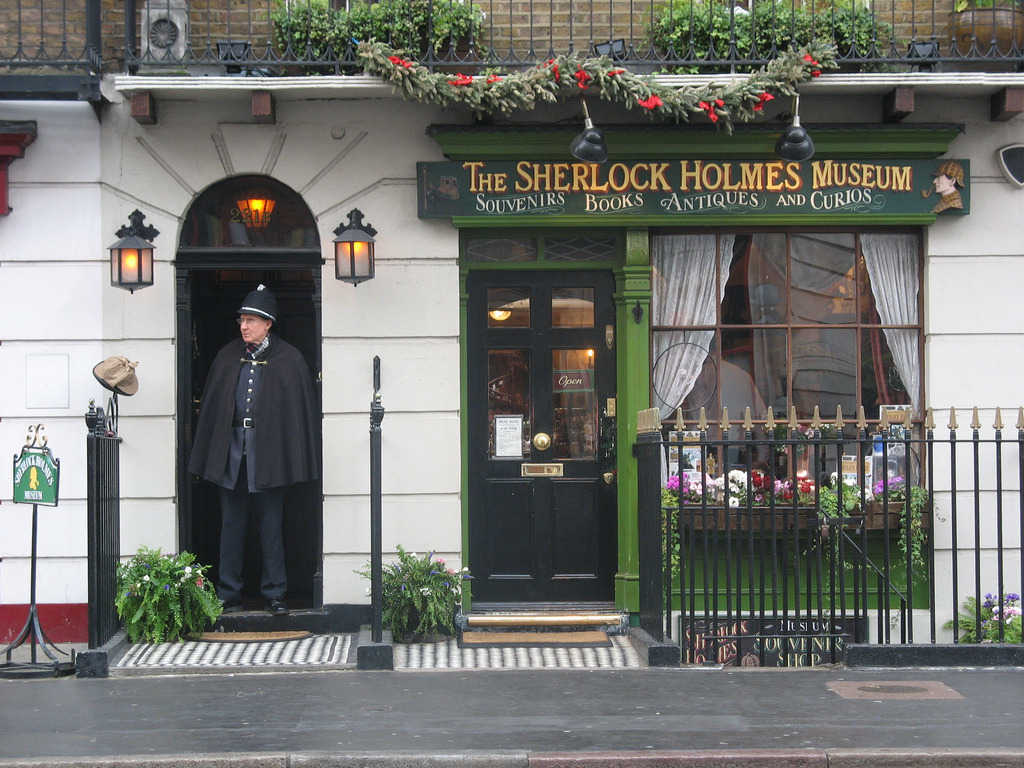 Fa&ccedil;ade de &laquo; The Sherlock Holmes Museum &raquo;