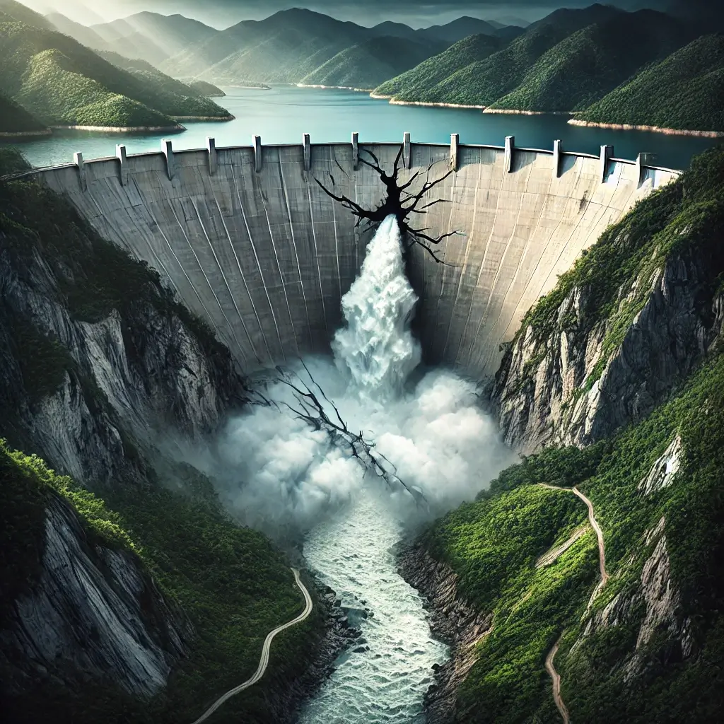 M&eacute;taphore investissement PEA barrage d'eau